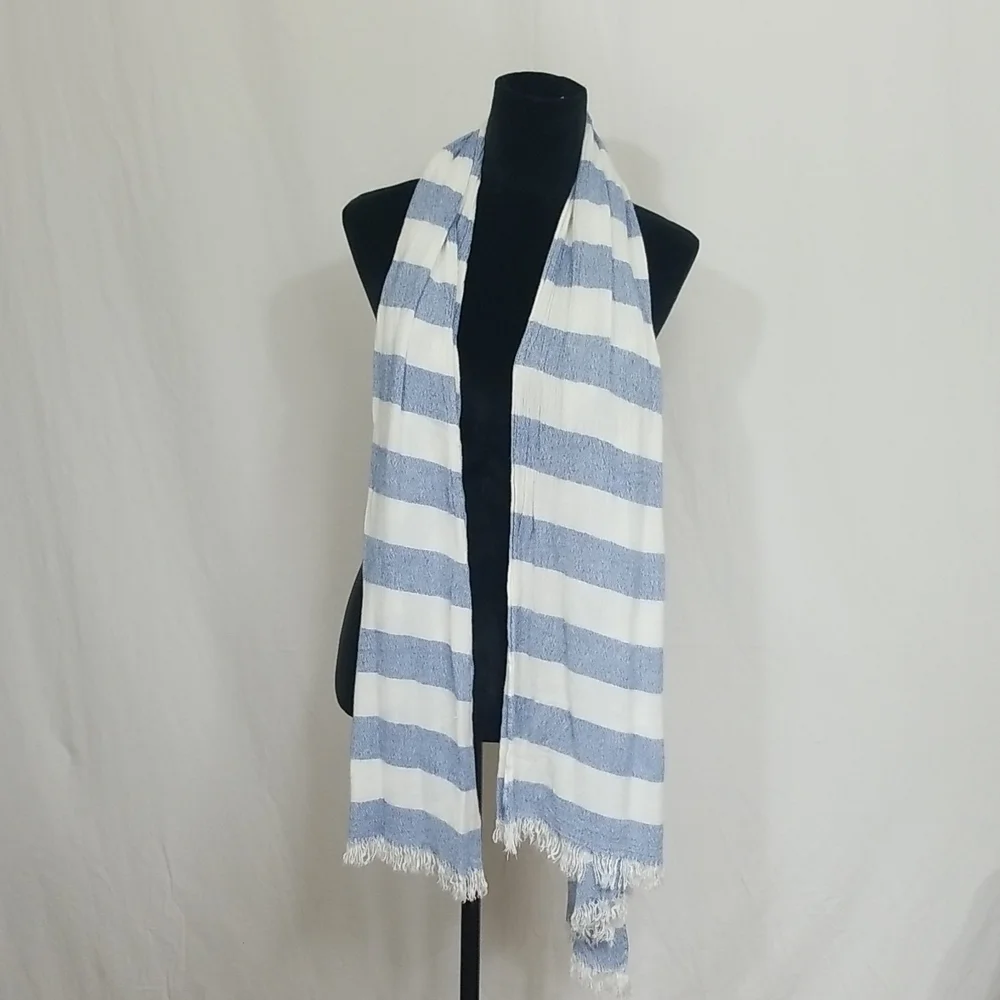 Striped Cotton Scarf